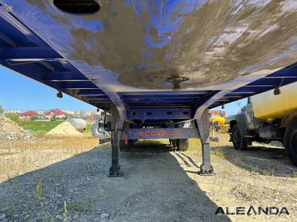  Scorpion SVG3 플랫베드/드롭사이드 세미 트레일러