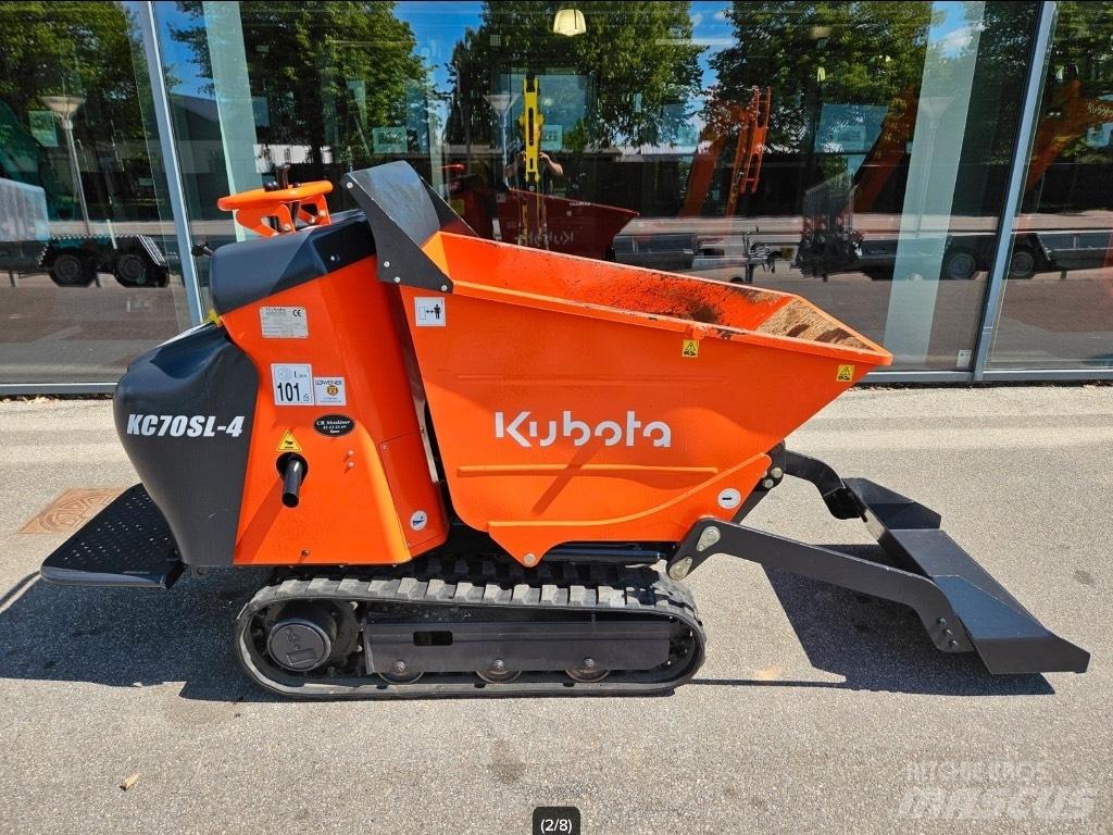 Kubota KC 70 건설현장 덤프트럭