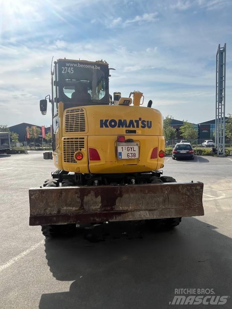 Komatsu PW98MR-10  휠 굴삭기