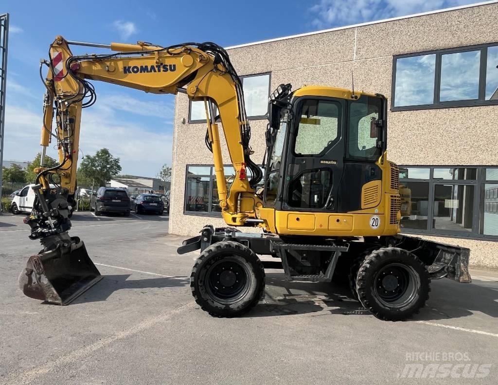 Komatsu PW98MR-10  휠 굴삭기
