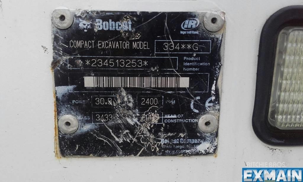 Bobcat 334 G 소형 굴삭기 7톤 미만