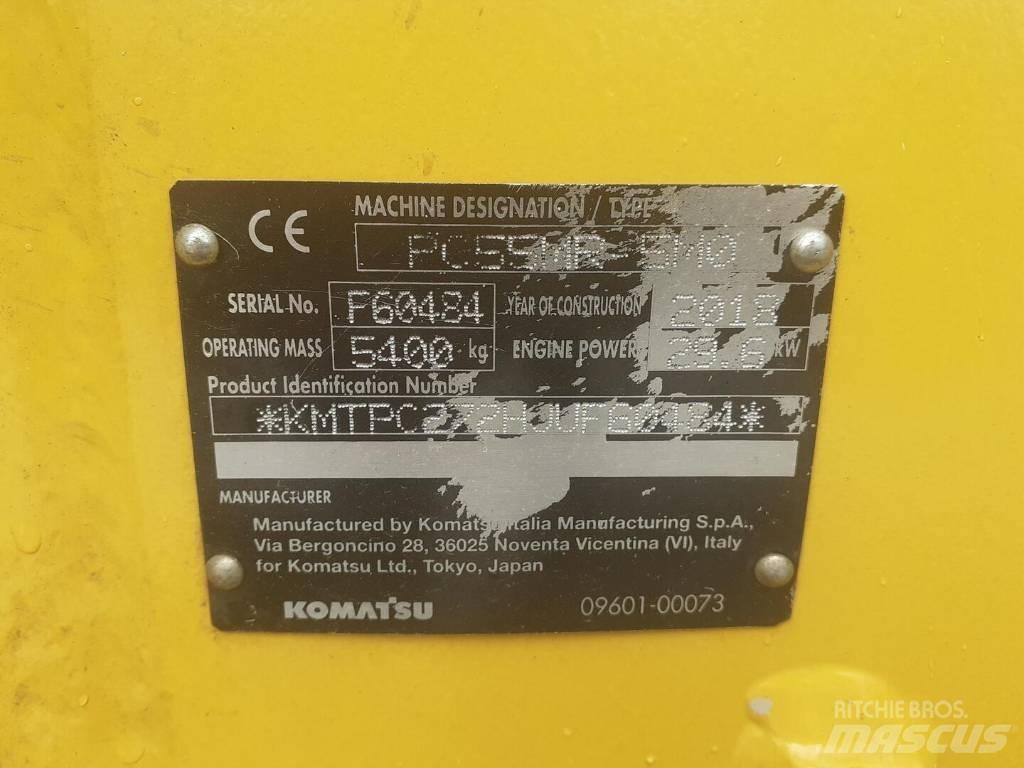 Komatsu PC 55 MR-5 대형 굴삭기 29톤 이상