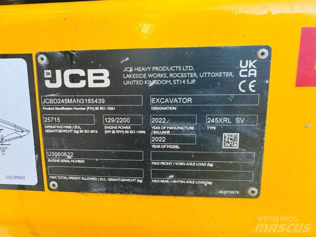 JCB 245 XR 대형 굴삭기 29톤 이상