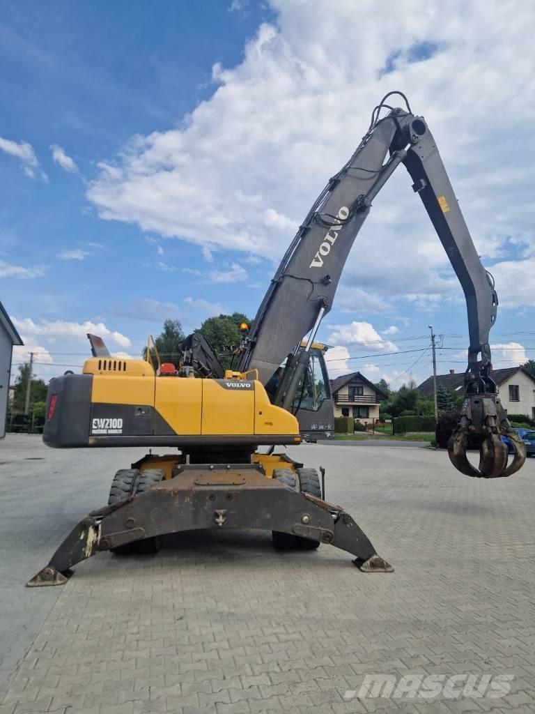 Volvo EW 210 D 폐기물/산업 처리기