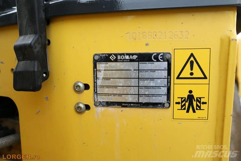 Bomag BW 120 AD-5 트윈 드럼 롤러