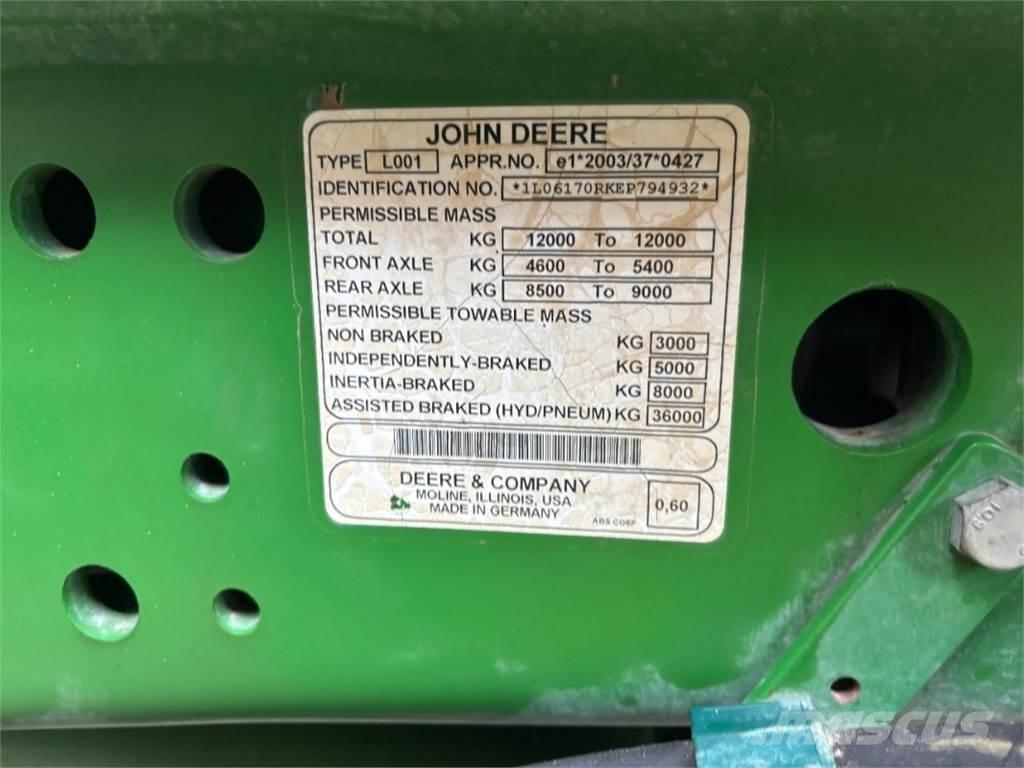 John Deere 6170R 트랙터