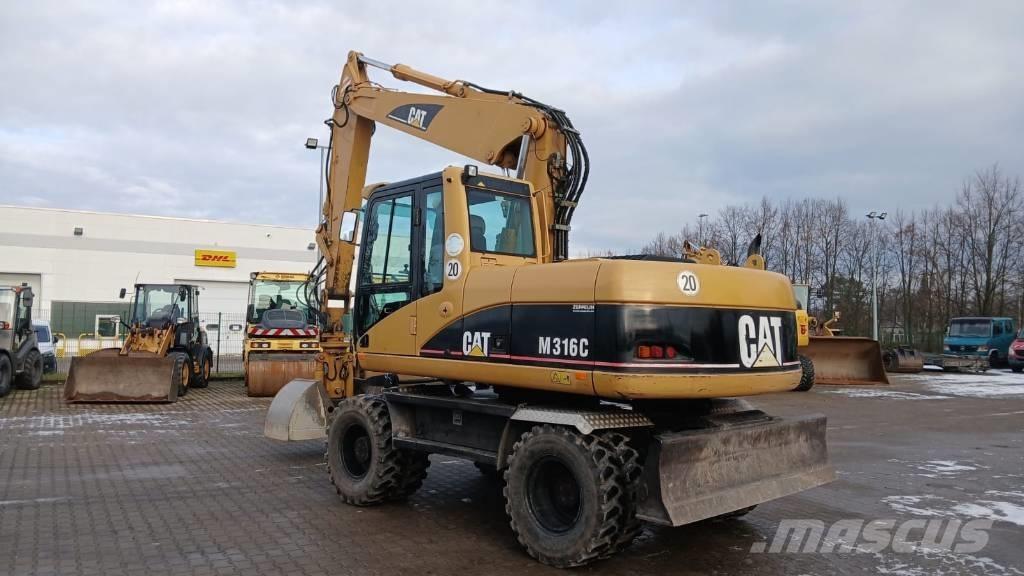 CAT M 316 C  휠 굴삭기