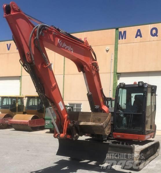 Kubota KX 080-4 중형굴삭기 7톤-28톤
