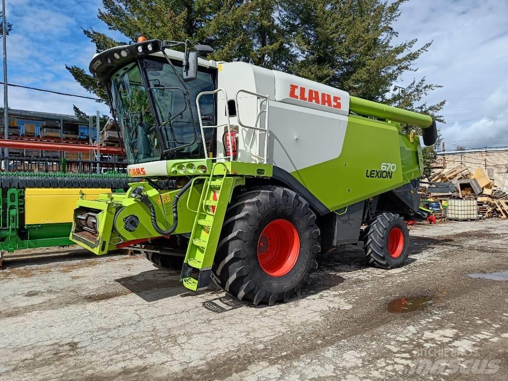 CLAAS Lexion 670 콤바인 수확기