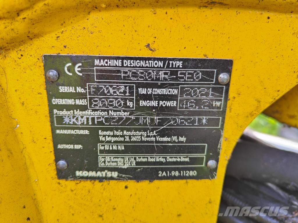 Komatsu PC 80 MR-5 중형굴삭기 7톤-28톤