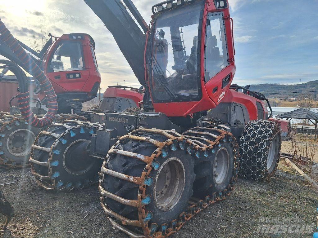 Komatsu 901 원목 하베스터