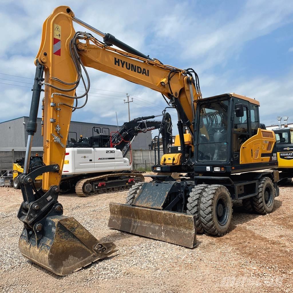 Hyundai HW140  휠 굴삭기