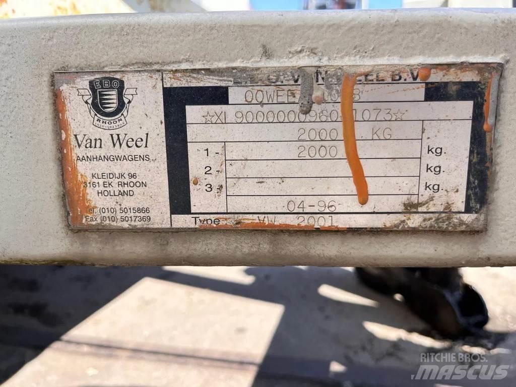 Van Weel VW 2001 박스 바디 트레일러