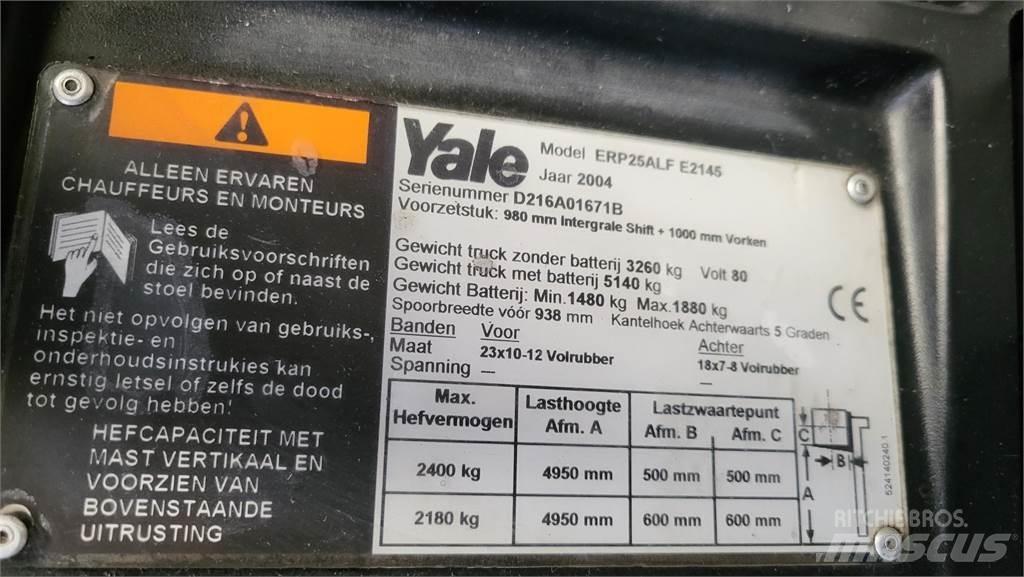Yale ERP25ALF 전동 지게차