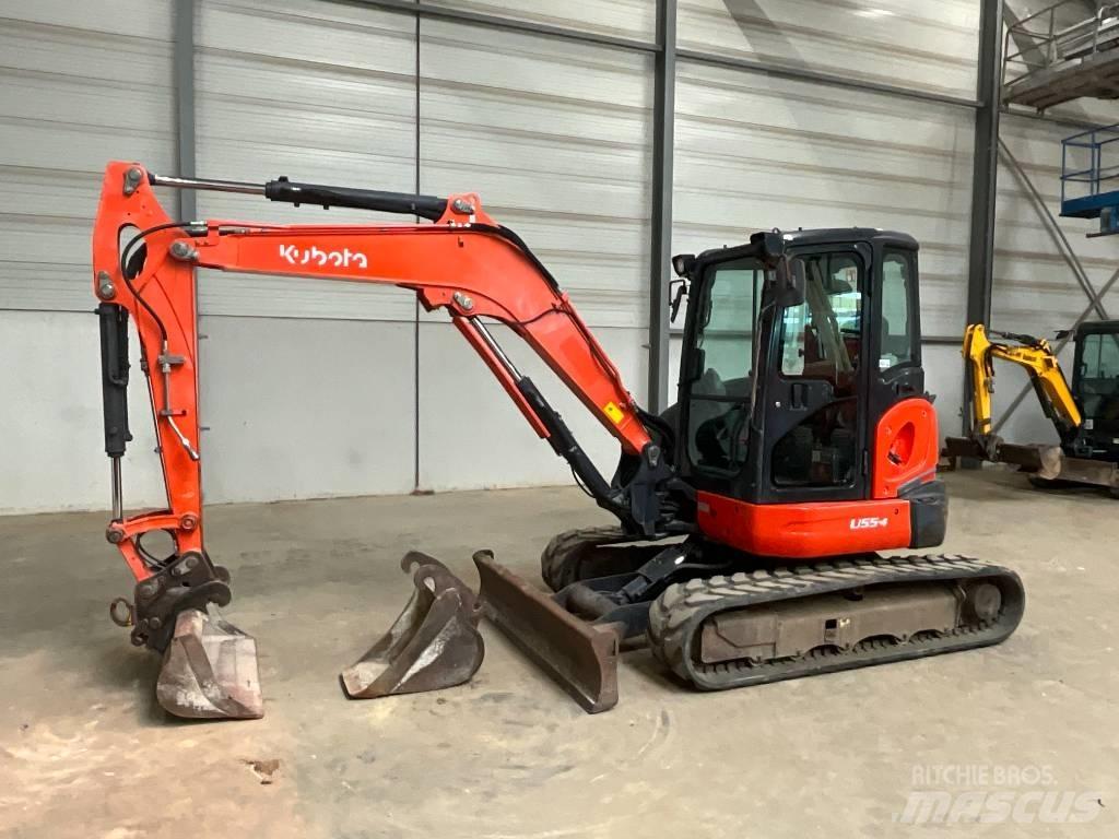 Kubota U 55-4 소형 굴삭기 7톤 미만
