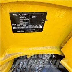 Komatsu PC 27 대형 굴삭기 29톤 이상