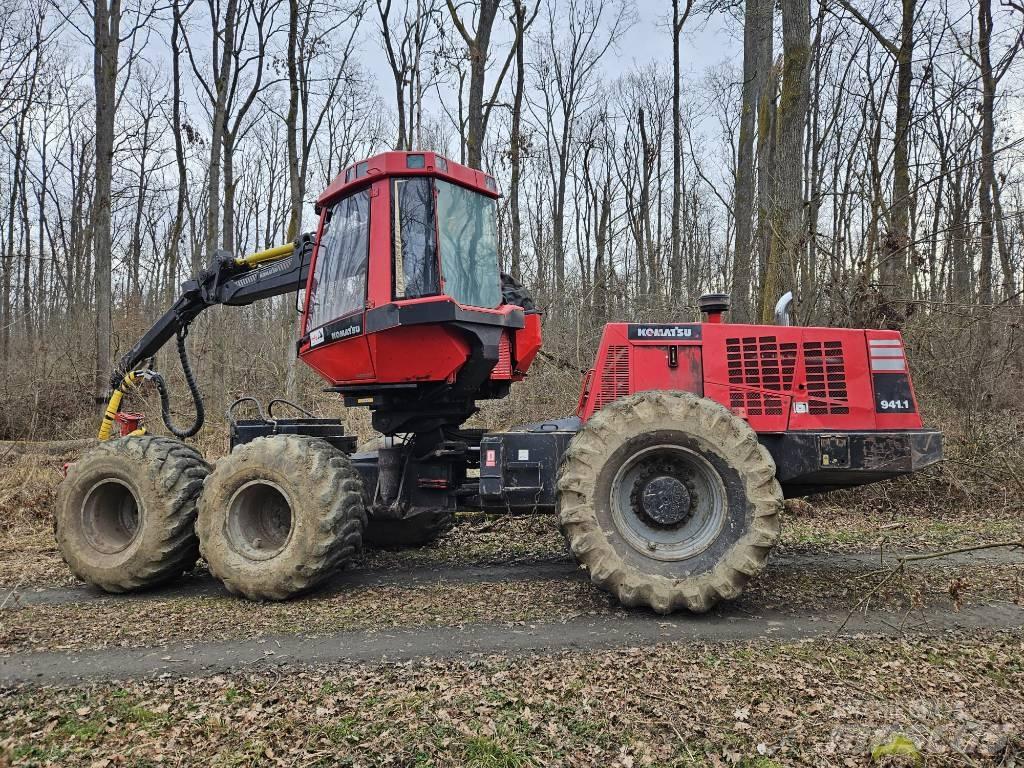 Komatsu 941 원목 하베스터