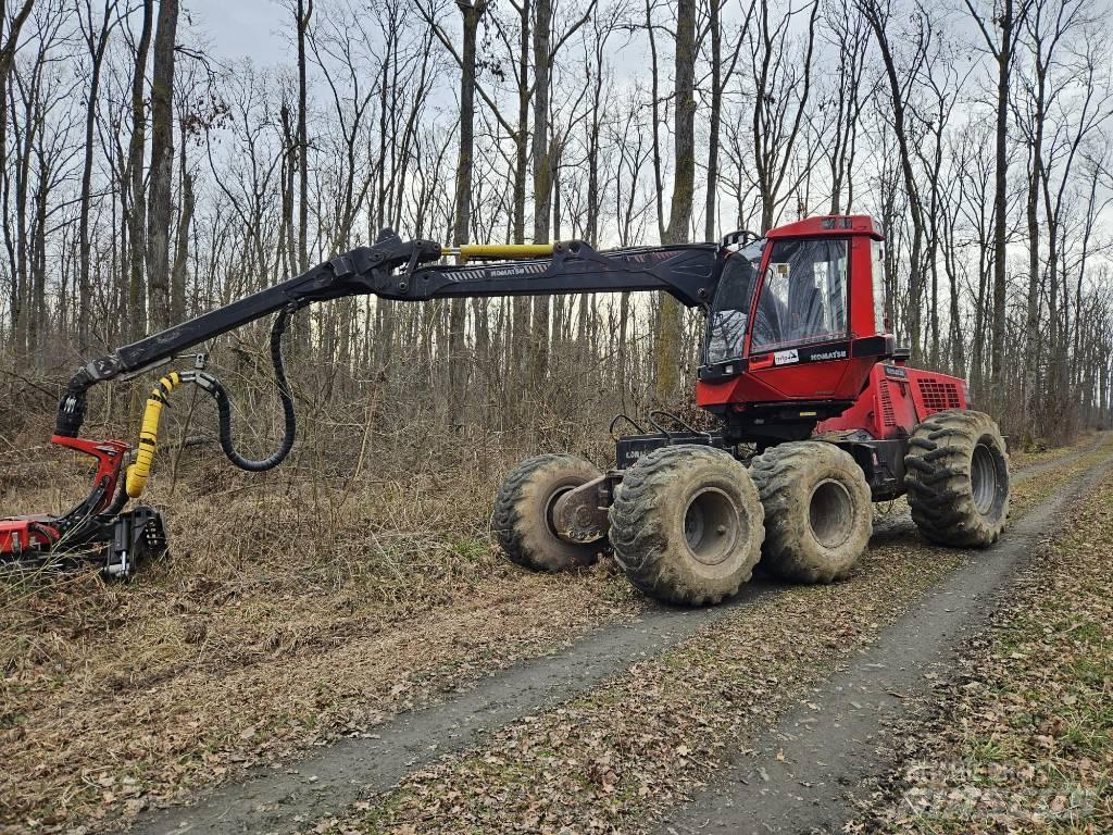 Komatsu 941 원목 하베스터
