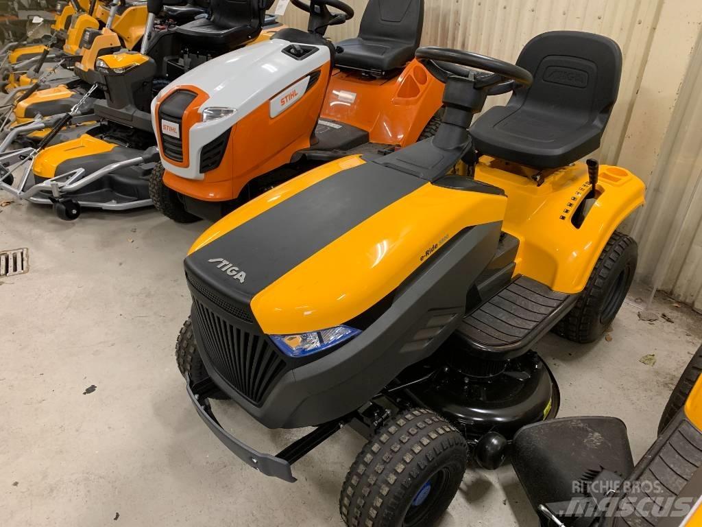 Stiga E-RIDE S500 밀면서 전진하는 잔디깎기