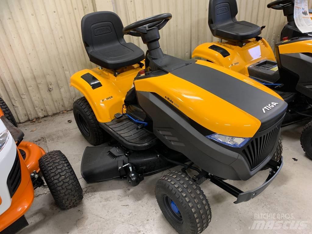 Stiga E-RIDE S500 밀면서 전진하는 잔디깎기