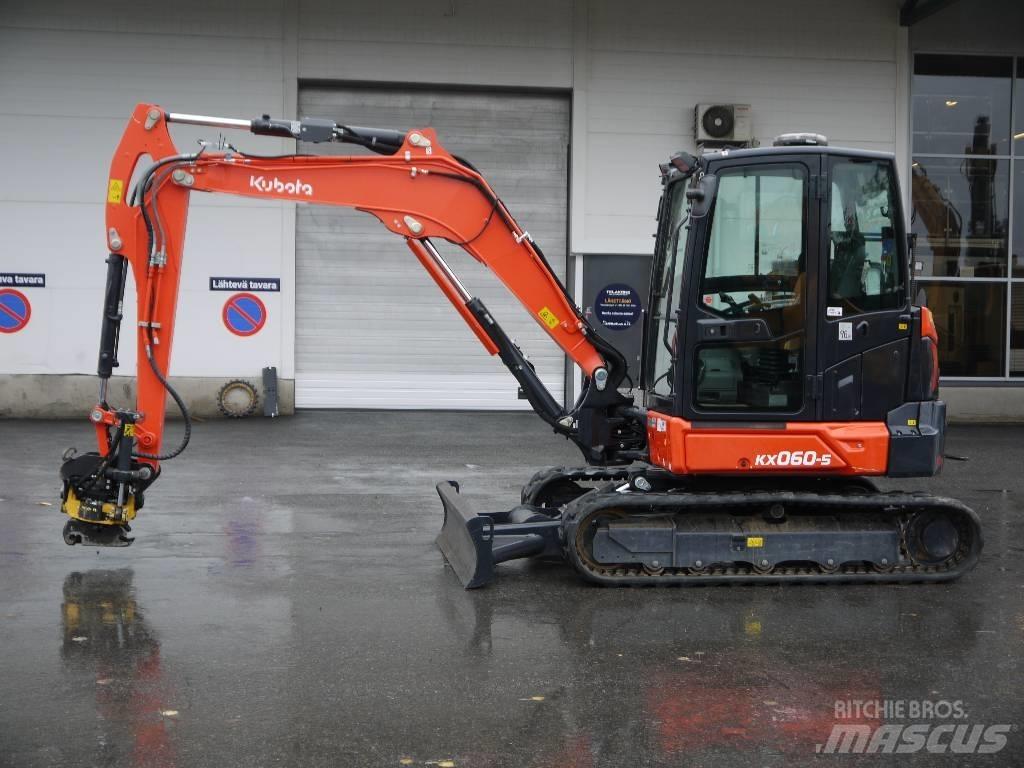 Kubota KX 060-5 소형 굴삭기 7톤 미만