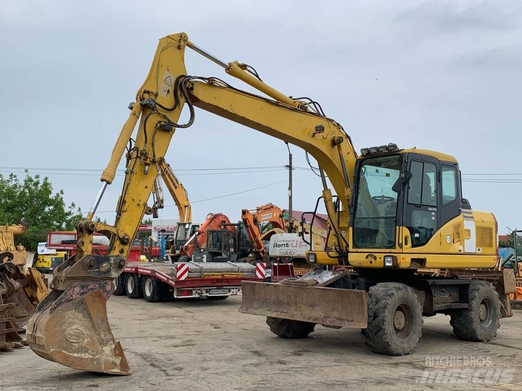 Komatsu PW 140-7  휠 굴삭기
