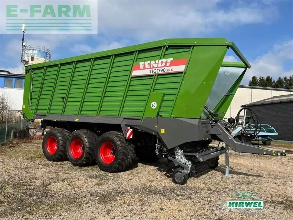 Fendt tigo 90 xr 기타 세미 트레일러