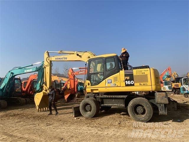 Komatsu PW160 대형 굴삭기 29톤 이상