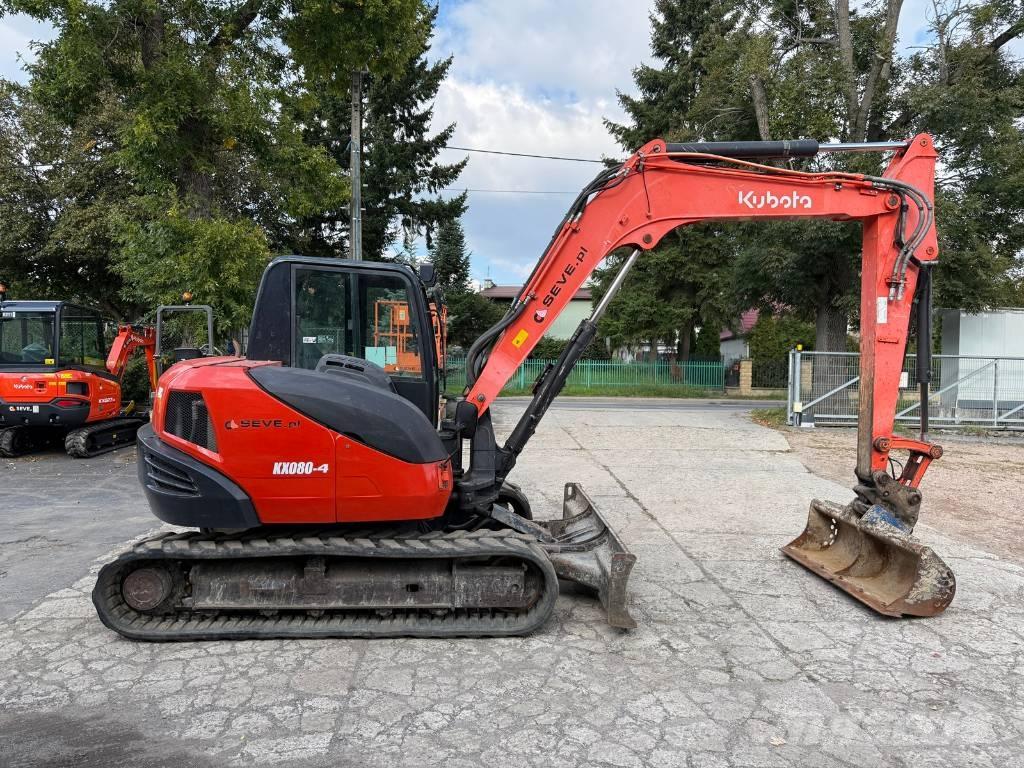 Kubota KX 080-4 중형굴삭기 7톤-28톤