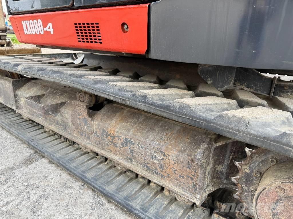 Kubota KX 080-4 중형굴삭기 7톤-28톤