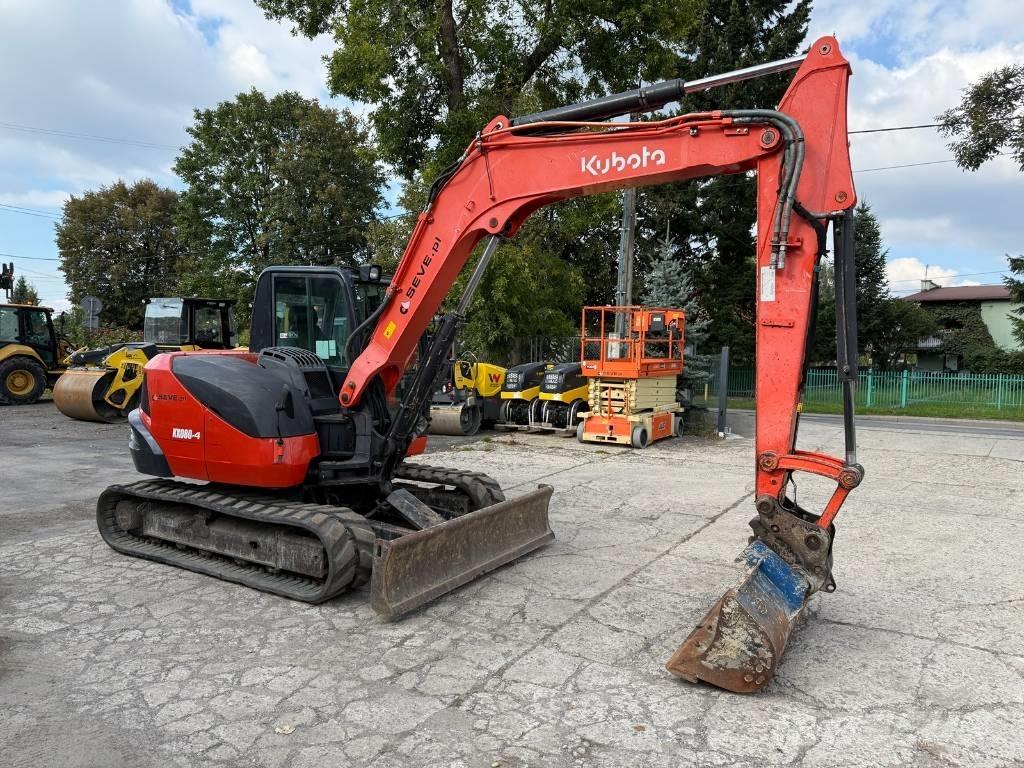 Kubota KX 080-4 중형굴삭기 7톤-28톤