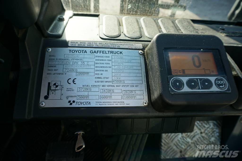 Toyota 42-7FD40 디젤 지게차