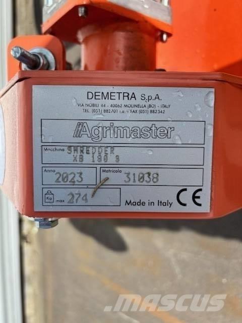 Agrimaster XB 180 목장 제초기 및 토퍼