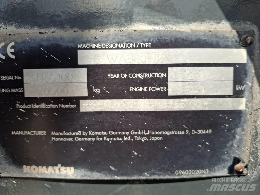 Komatsu WA 380-8 미니 로더