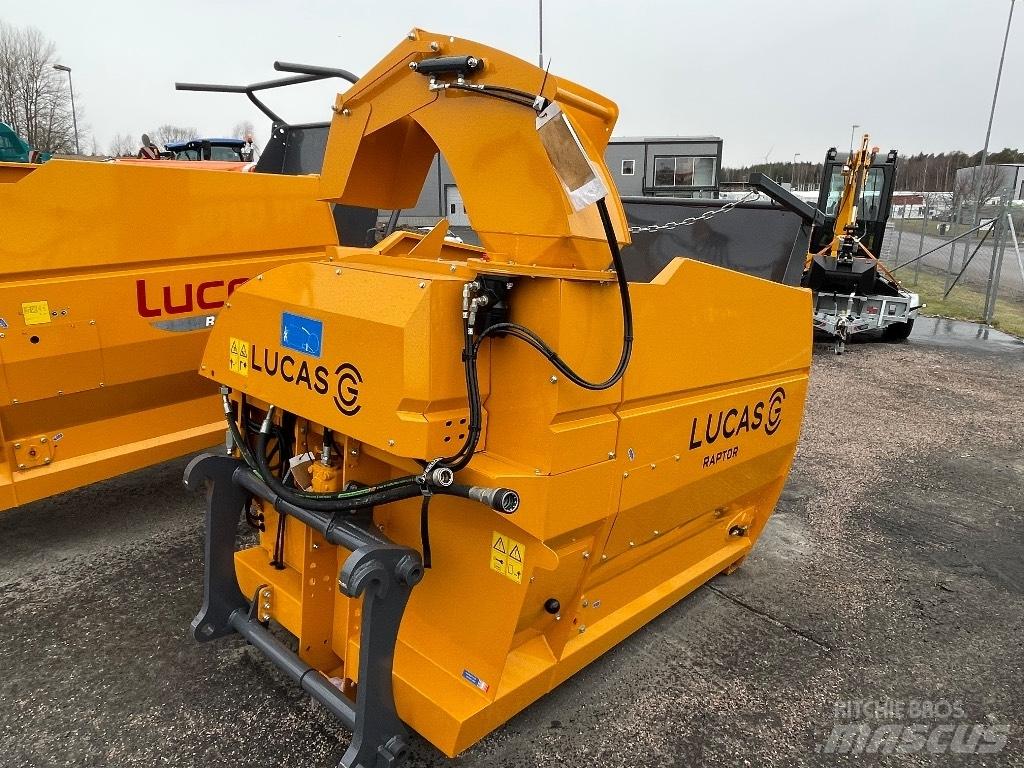 Lucas Raptor 베일 분쇄기, 절단기 및 언롤러