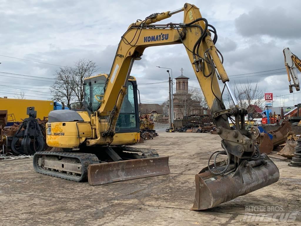 Komatsu PC 88 MR-6 중형굴삭기 7톤-28톤