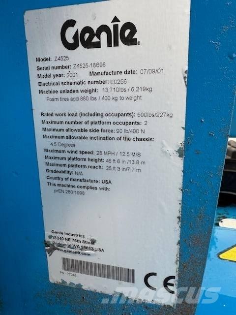 Genie Z 45/25 관절형 전동이동 리프트