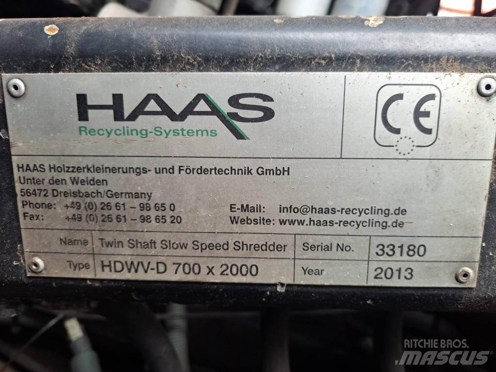 Haas Tyron 2000 폐기물 분쇄기