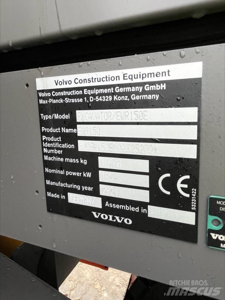 Volvo EWR 150 E  휠 굴삭기