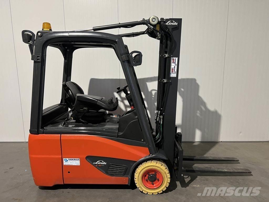 Linde E18-02 전동 지게차