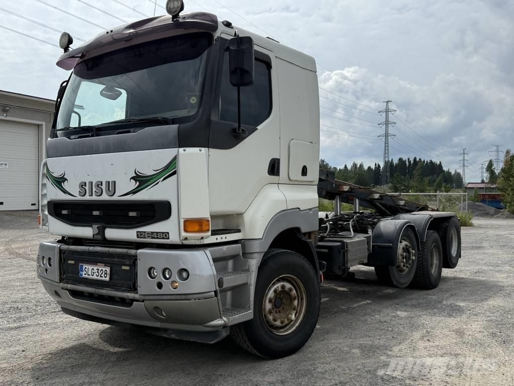 Sisu E12M 케이블 리프트 탈착식 트럭