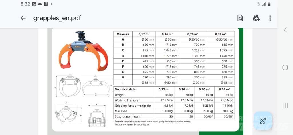 Farma Koura 0,20 원목집게