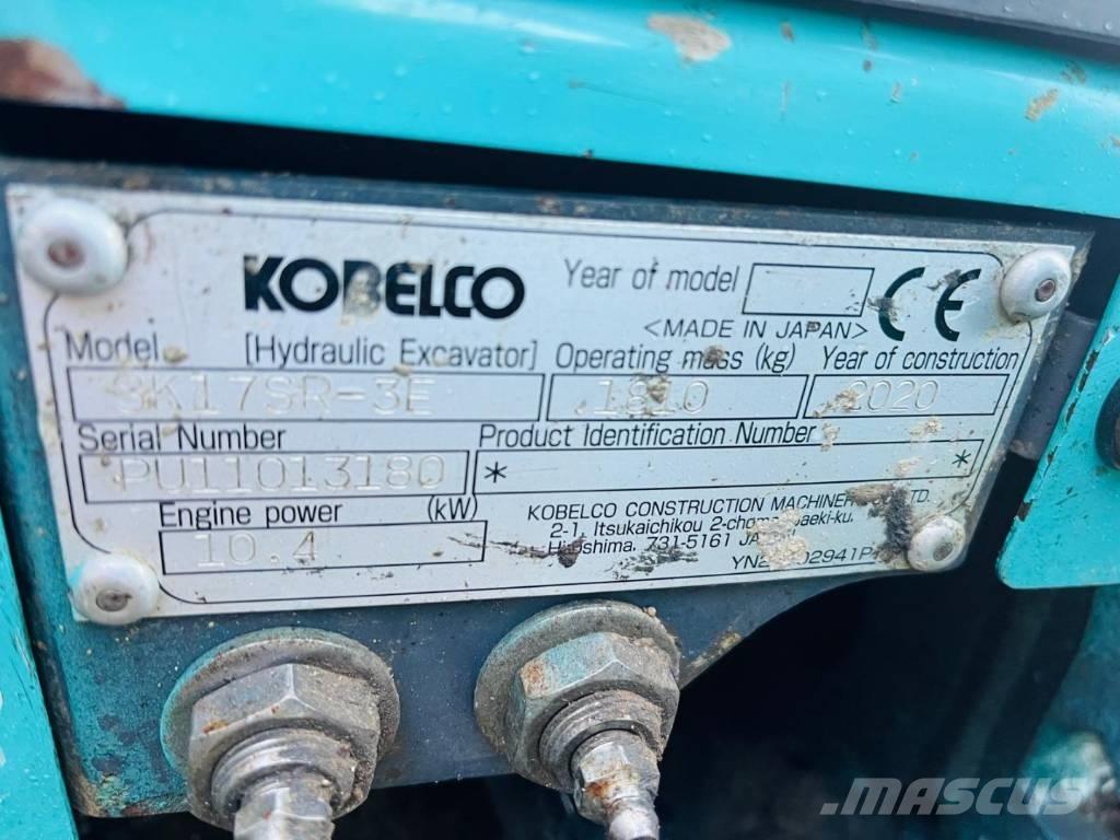Kobelco SK 17 SR-3 소형 굴삭기 7톤 미만