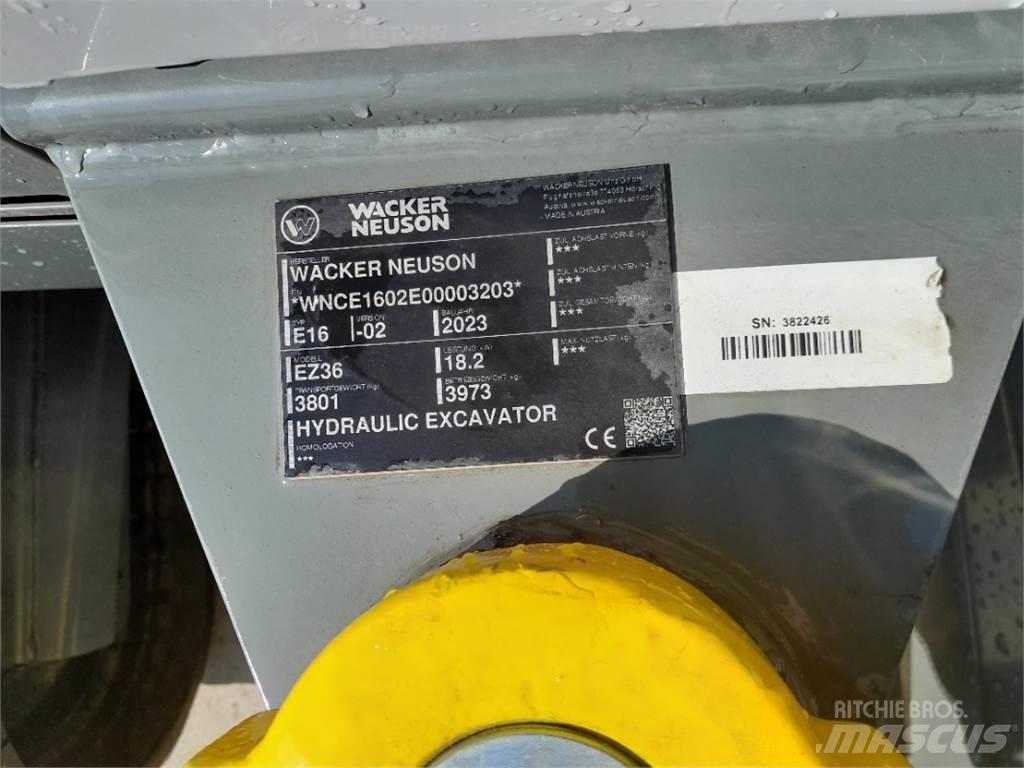 Wacker Neuson EZ36 소형 굴삭기 7톤 미만