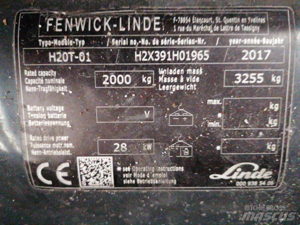 Linde H20T-01 LPG 지게차