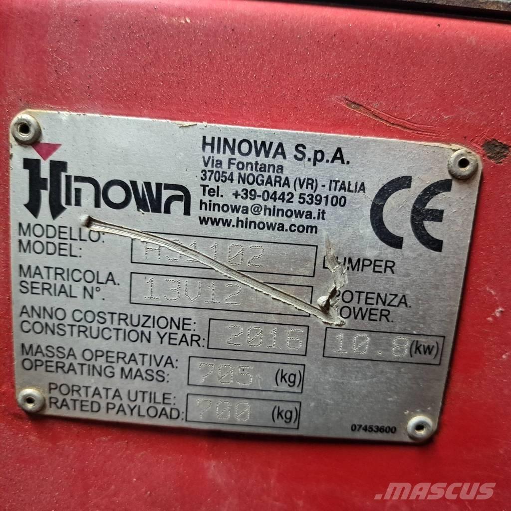 Hinowa HS1102  궤도식 덤프