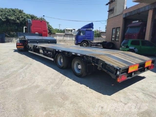 Fliegl 2 axles 로우 로더-세미 트레일러