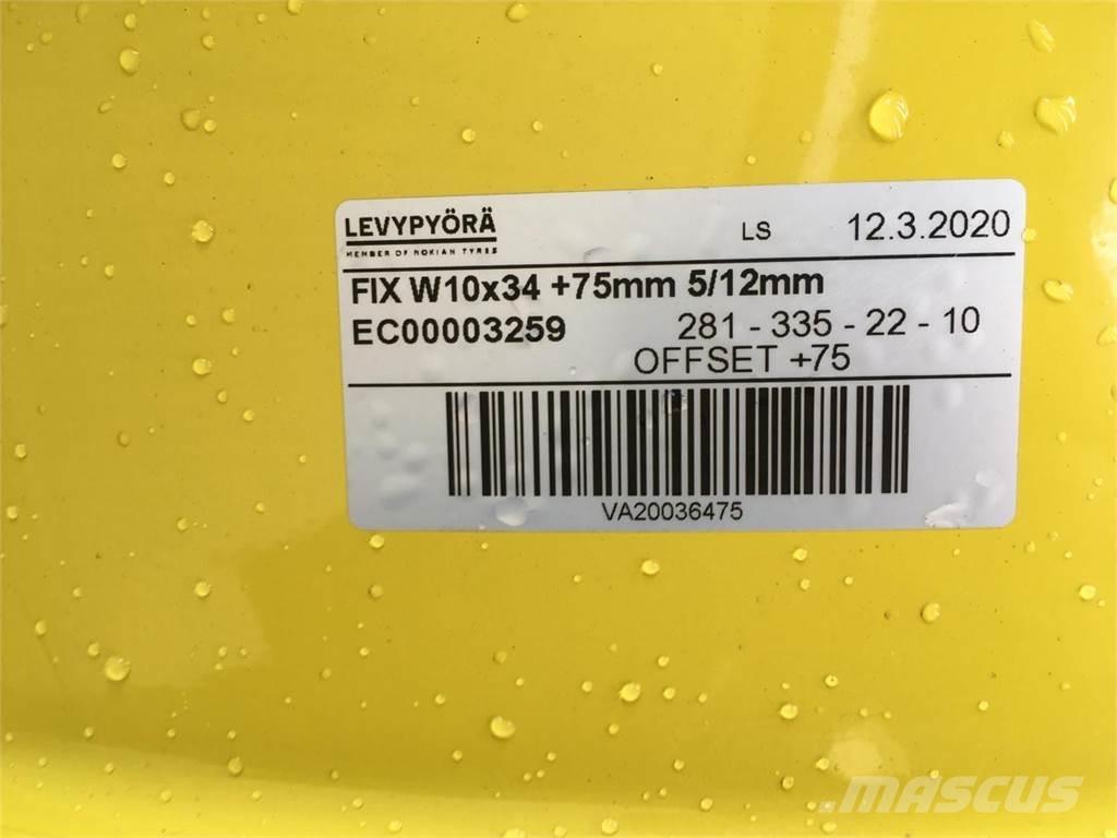 John Deere 10x34 타이어, 휠 및 림