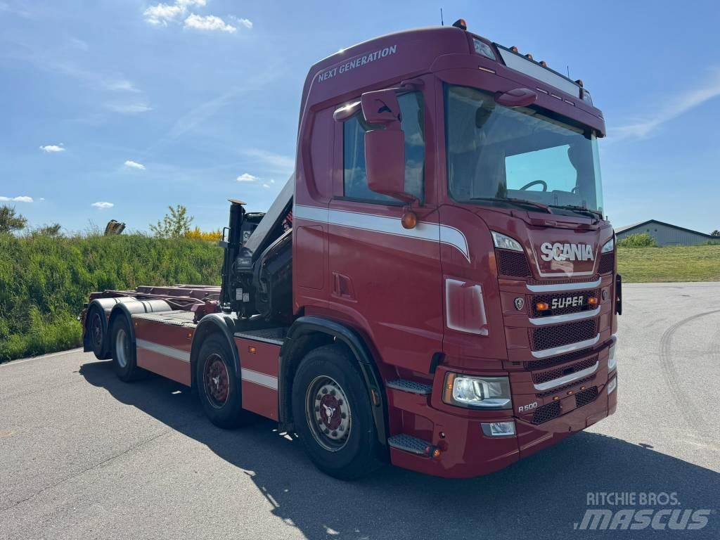 Scania R 500 CB 크레인 트럭