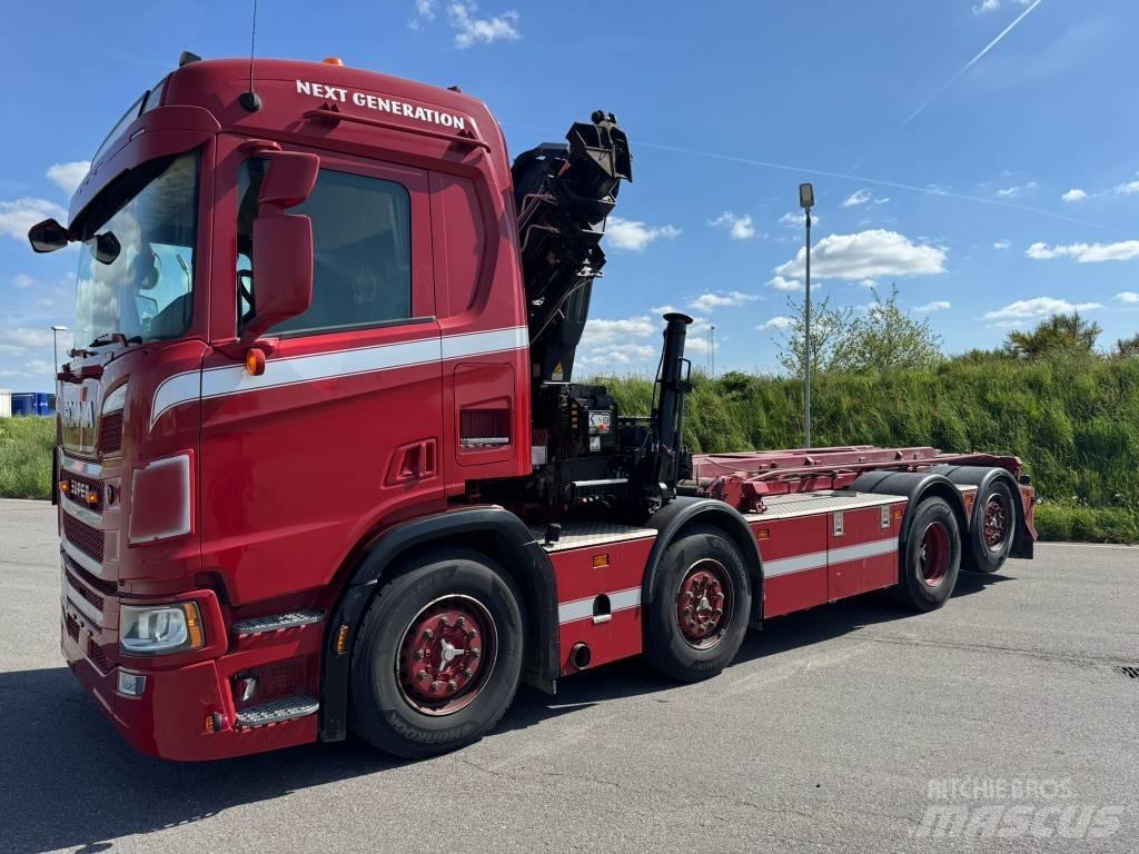 Scania R 500 CB 크레인 트럭